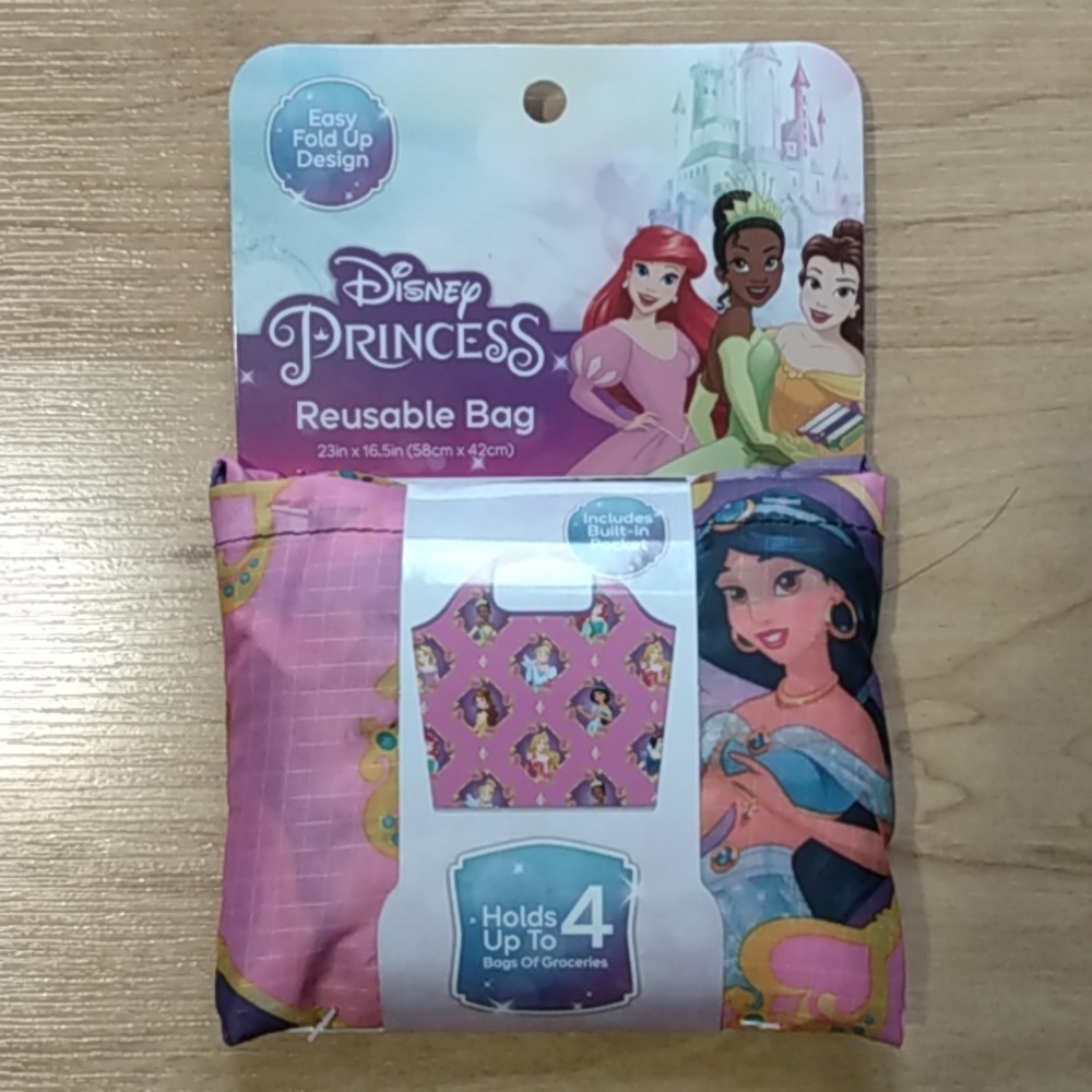 Disney Princess Jasmine Ariel Cinderella Reusable Shopping Grocery Bag